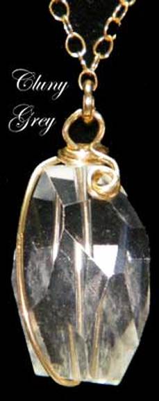 quartz necklace