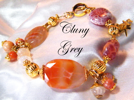 fire agate bracelet