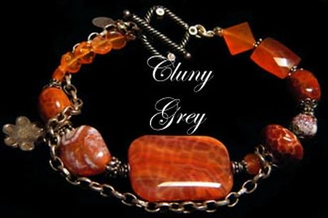 fire agate bracelet