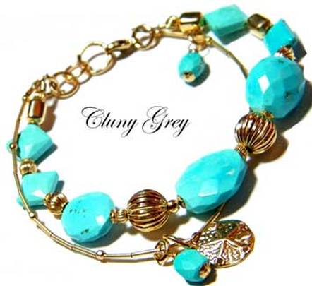 Sleeping Beauty turquoise bracelet