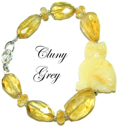 Cat citrine bracelet