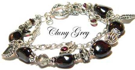 garnet gemstone bracelet